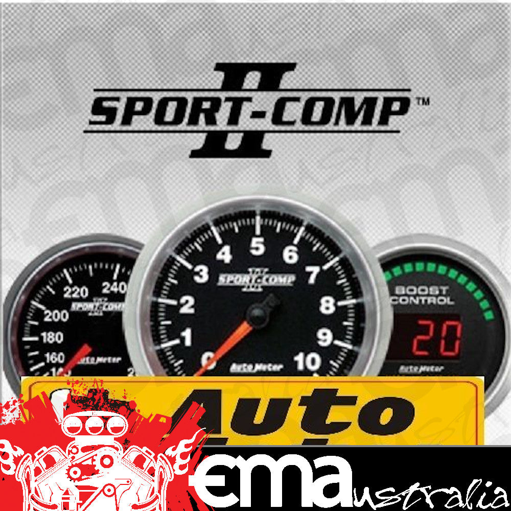 AutoMeter AU3603-M2 Sport Cop II 2-1/16" Mech Boost/Vacuum Gauge -1/+2 Bar