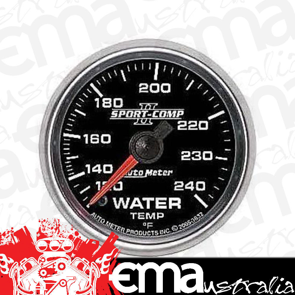 AutoMeter 3632 2-1/16" WATER TEMPERATURE, 120-240 F, SPORT-COMP II
