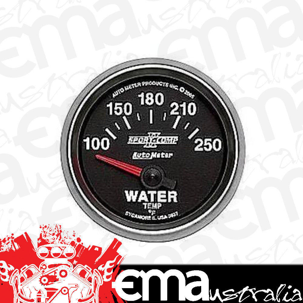 AutoMeter 3637 2-1/16" WATER TEMPERATURE, 100-250 F, SPORT-COMP II