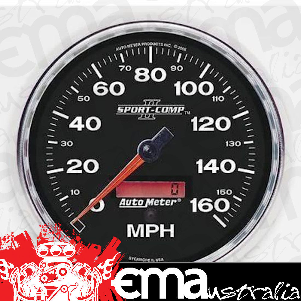 AutoMeter 3689 5" SPEEDOMETER, 0-160 MPH, SPORT-COMP II
