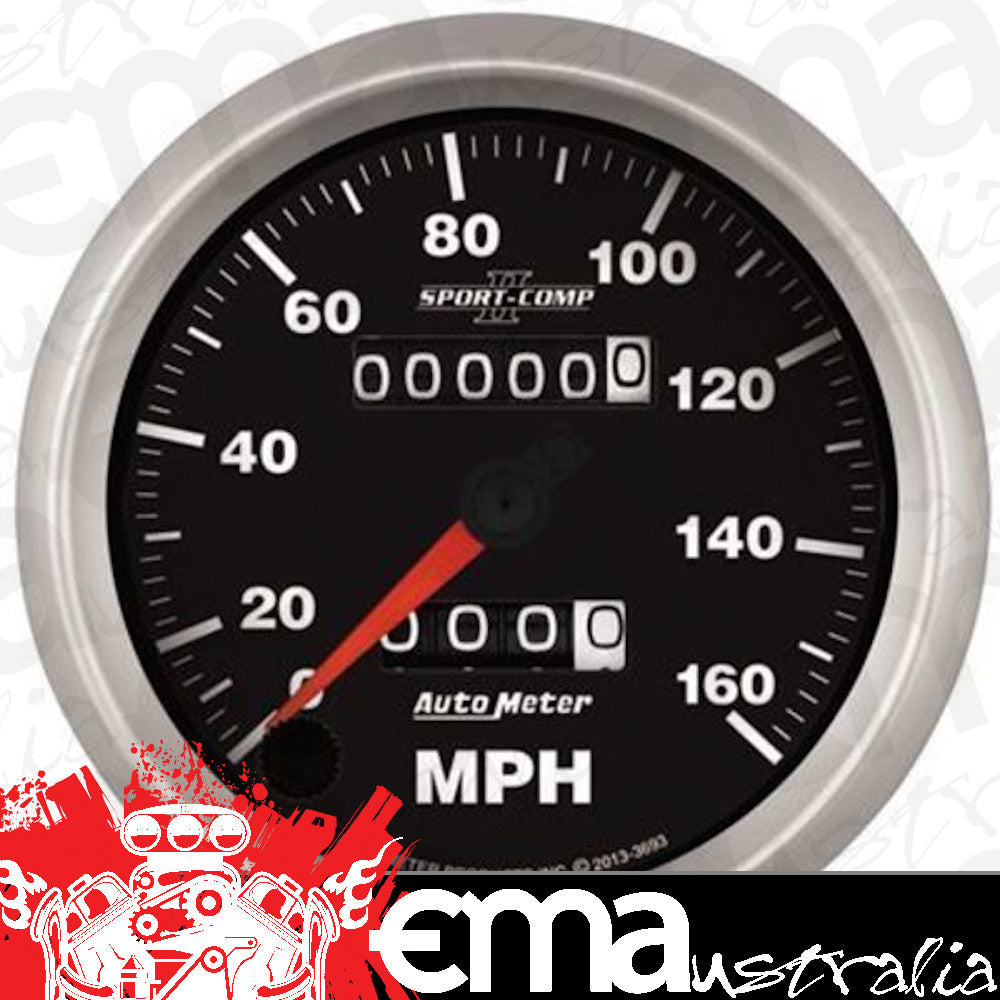 AutoMeter 3693 3-3/8" SPEEDOMETER, 0-160 MPH, SPORT-COMP II