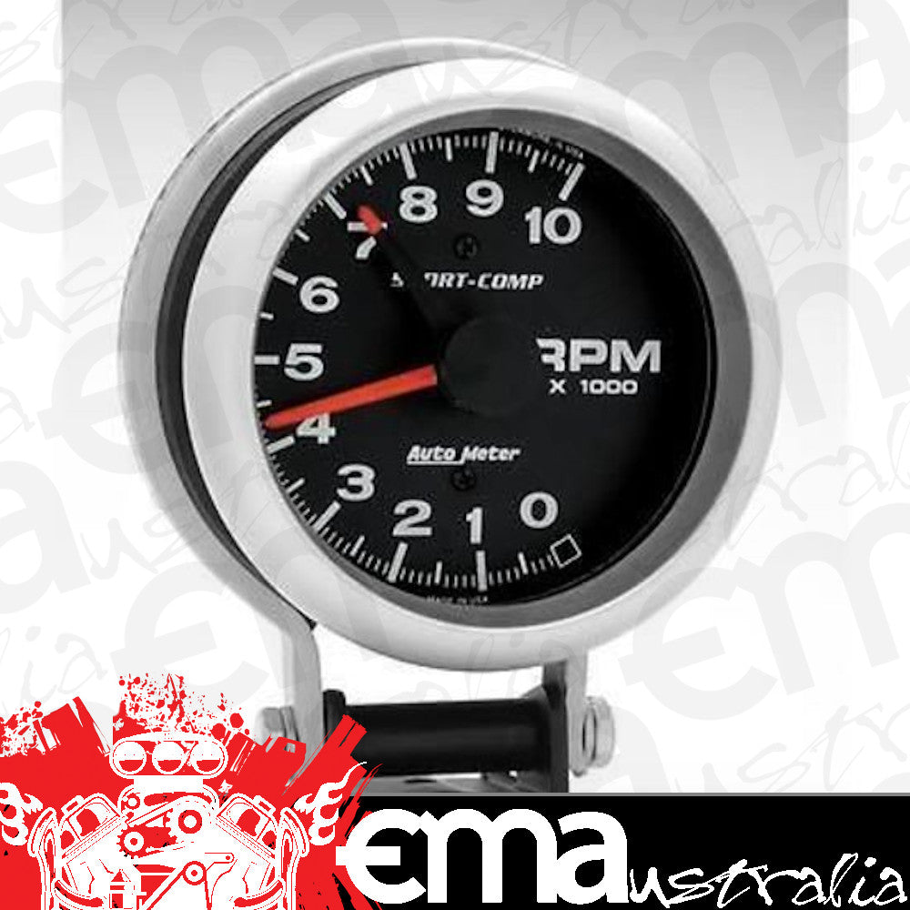 AutoMeter 3700 3-3/4" PEDESTAL TACHOMETER, 0-10,000 RPM, SPORT-COMP