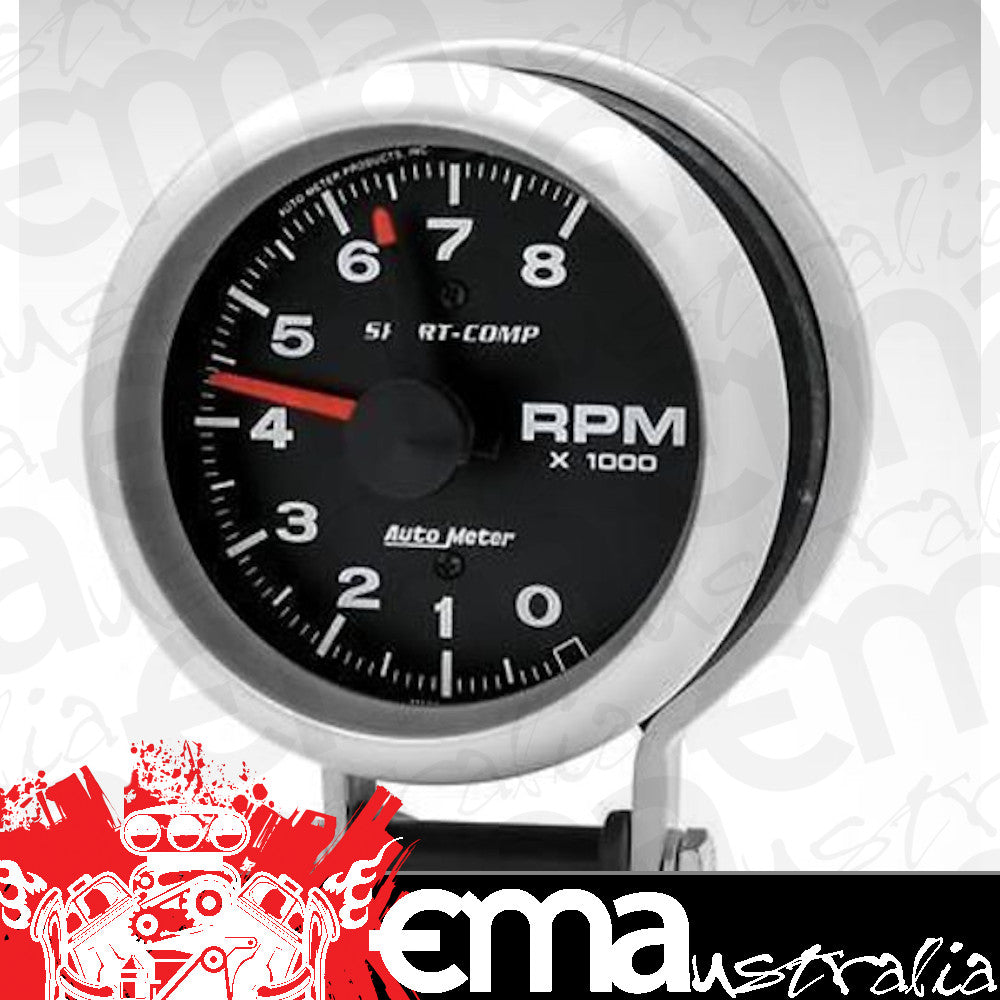 AutoMeter 3780 3-3/4" PEDESTAL TACHOMETER, 0-8,000 RPM, SPORT-COMP
