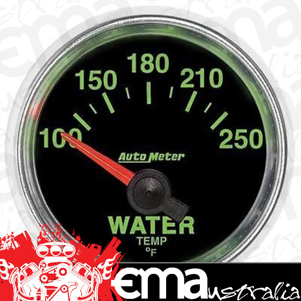 AutoMeter AU3837 GS 2-1/16" Elec In-Dash Water Temp Gauge 100-250F