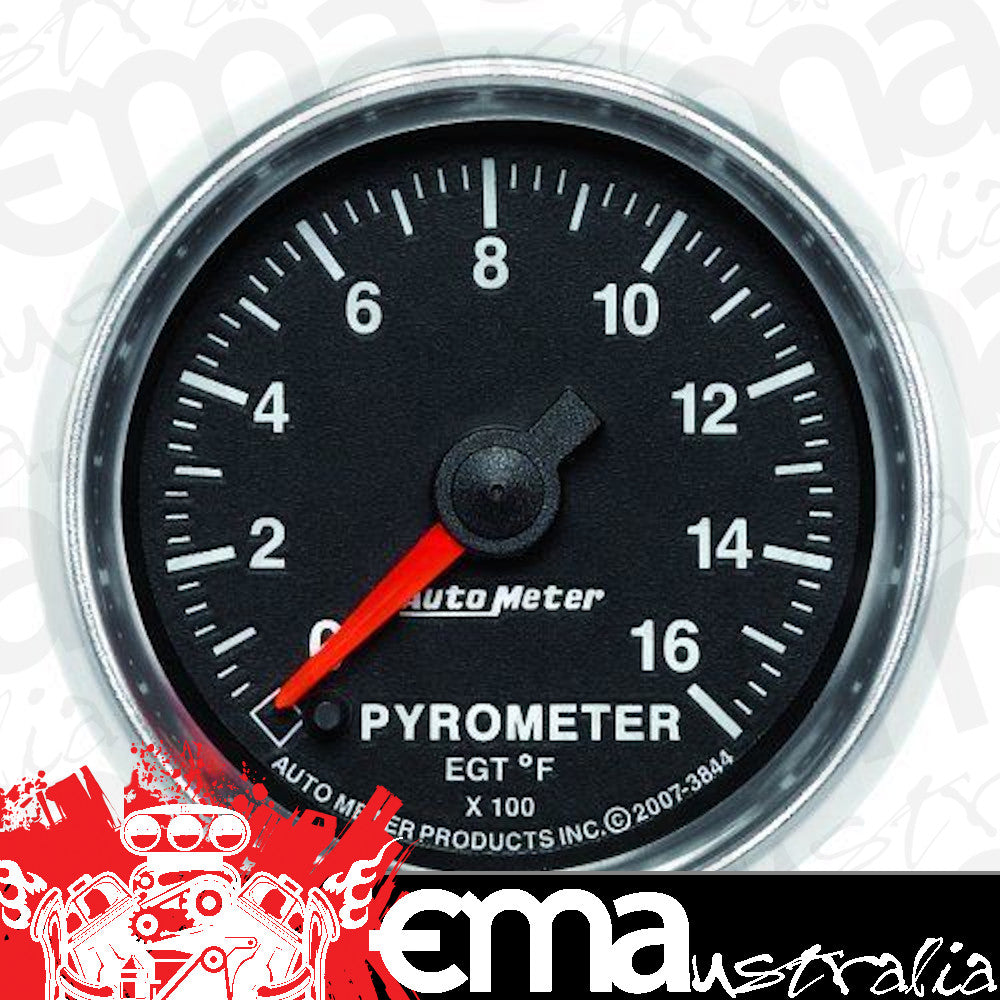 AutoMeter 3844 2-1/16" PYROMETER, 0-1600 F, GS