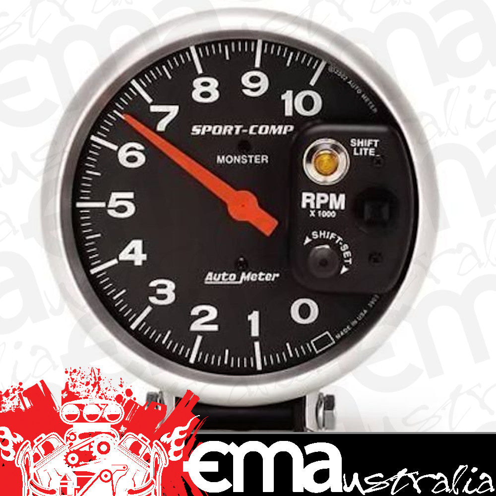 AutoMeter 3903 5" PEDESTAL TACHOMETER, 0-10,000 RPM, SPORT-COMP