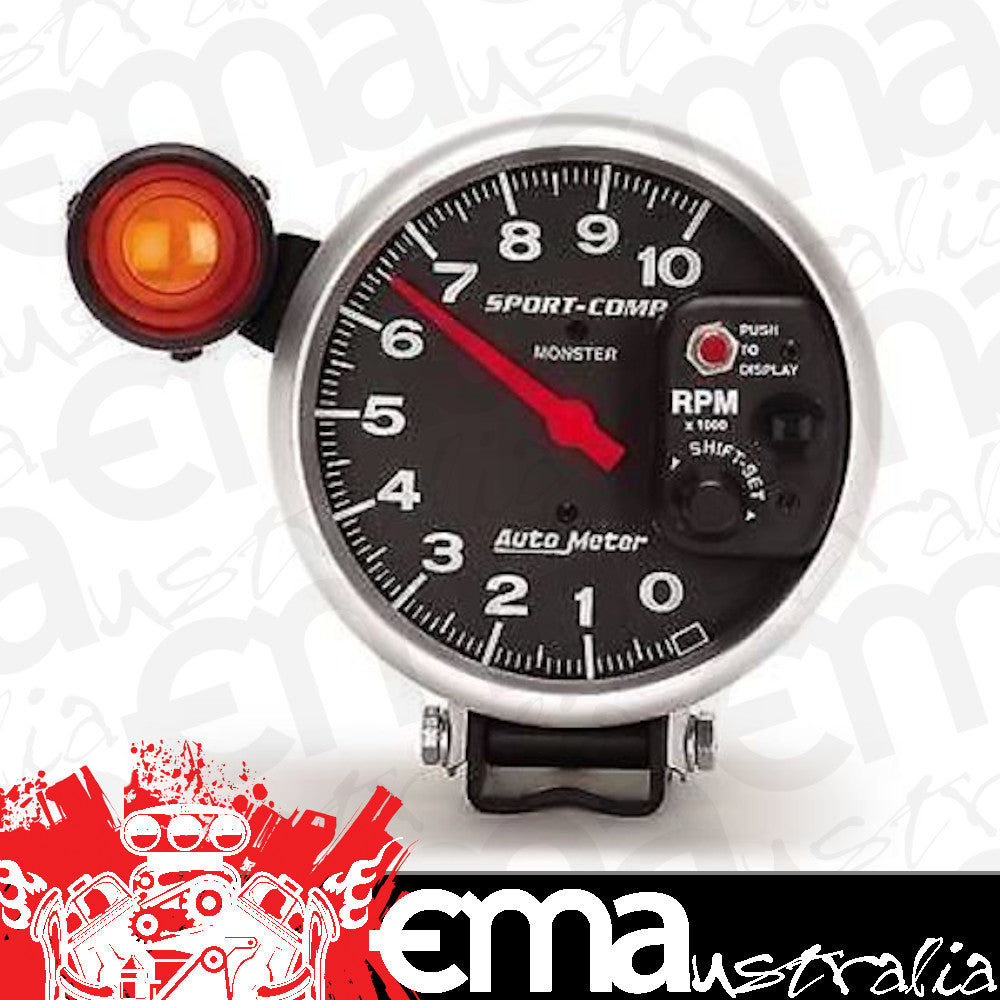 AutoMeter 3904 5" PEDESTAL TACHOMETER, 0-10,000 RPM, SPORT-COMP