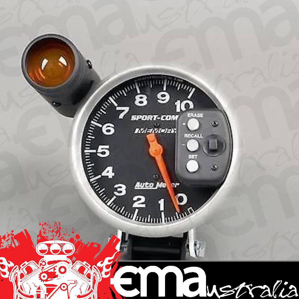 AutoMeter 3906 5" PEDESTAL TACHOMETER, 0-10,000 RPM, SPORT-COMP