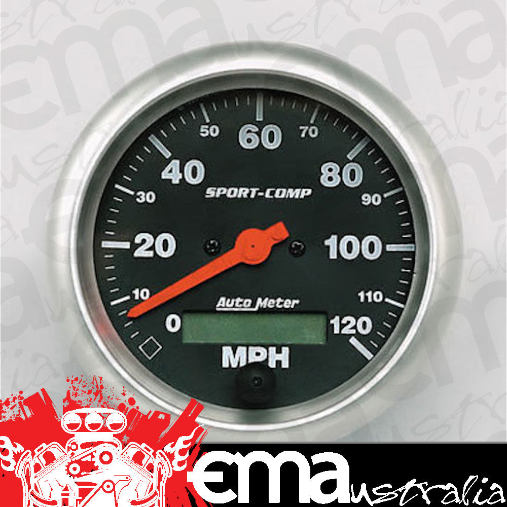 AutoMeter 3987 3-3/8" SPEEDOMETER, 0-120 MPH, SPORT-COMP
