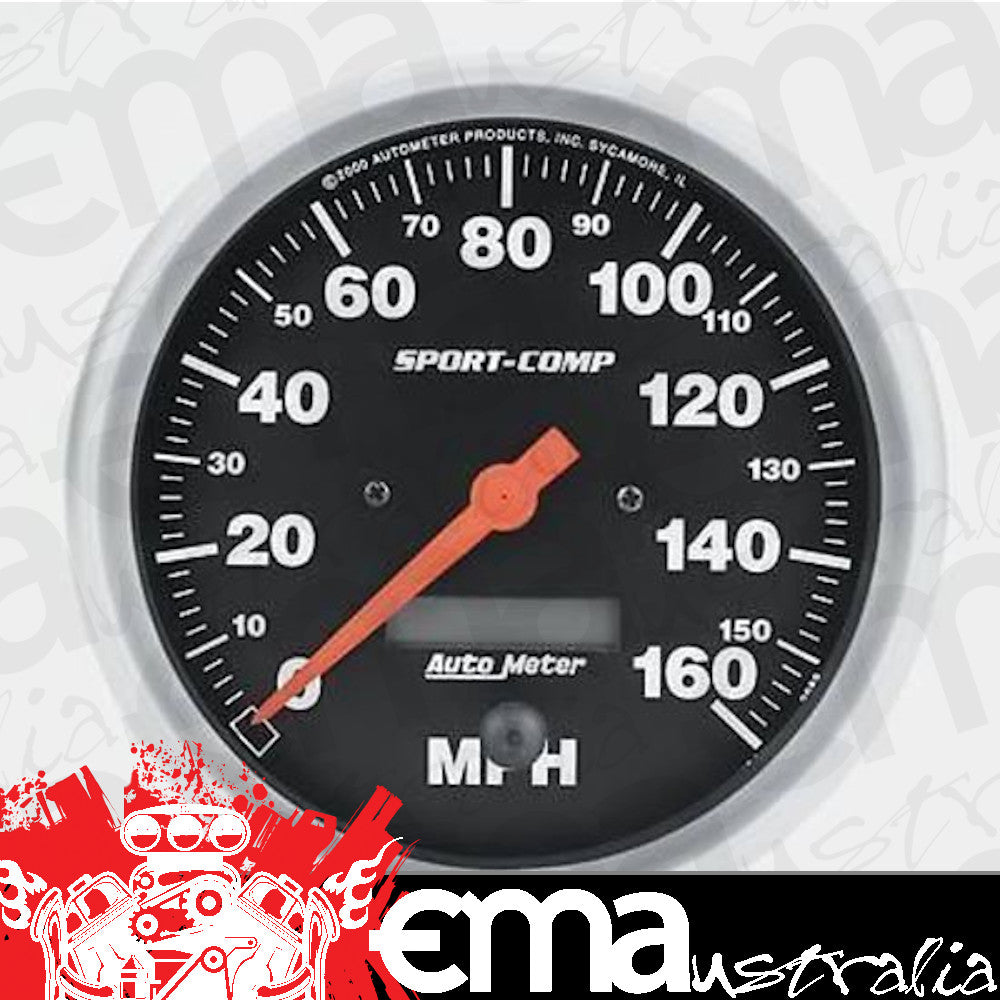 AutoMeter 3989 5" SPEEDOMETER, 0-160 MPH, SPORT-COMP