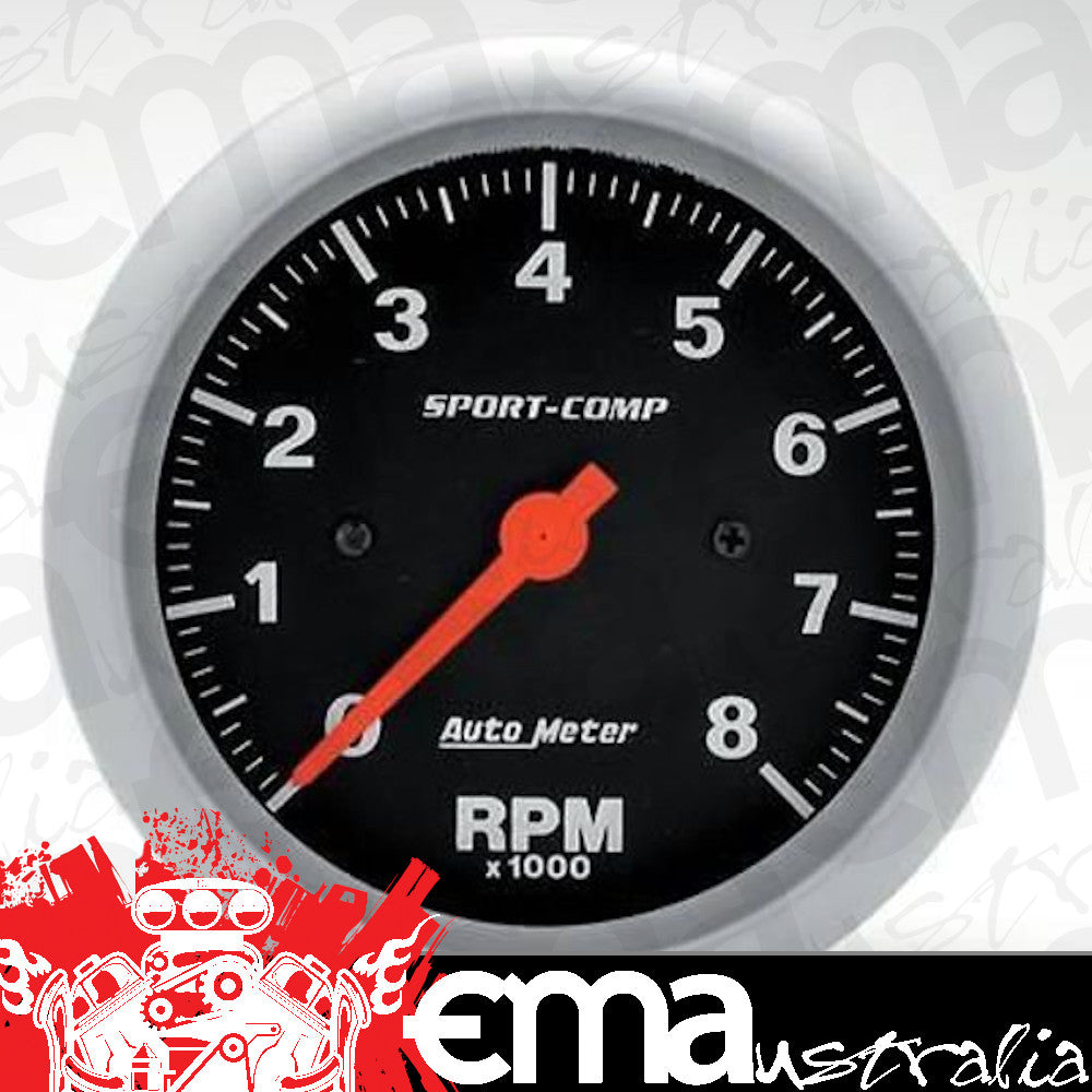 AutoMeter 3991 3-3/8" IN-DASH TACHOMETER, 0-8,000 RPM, SPORT-COMP