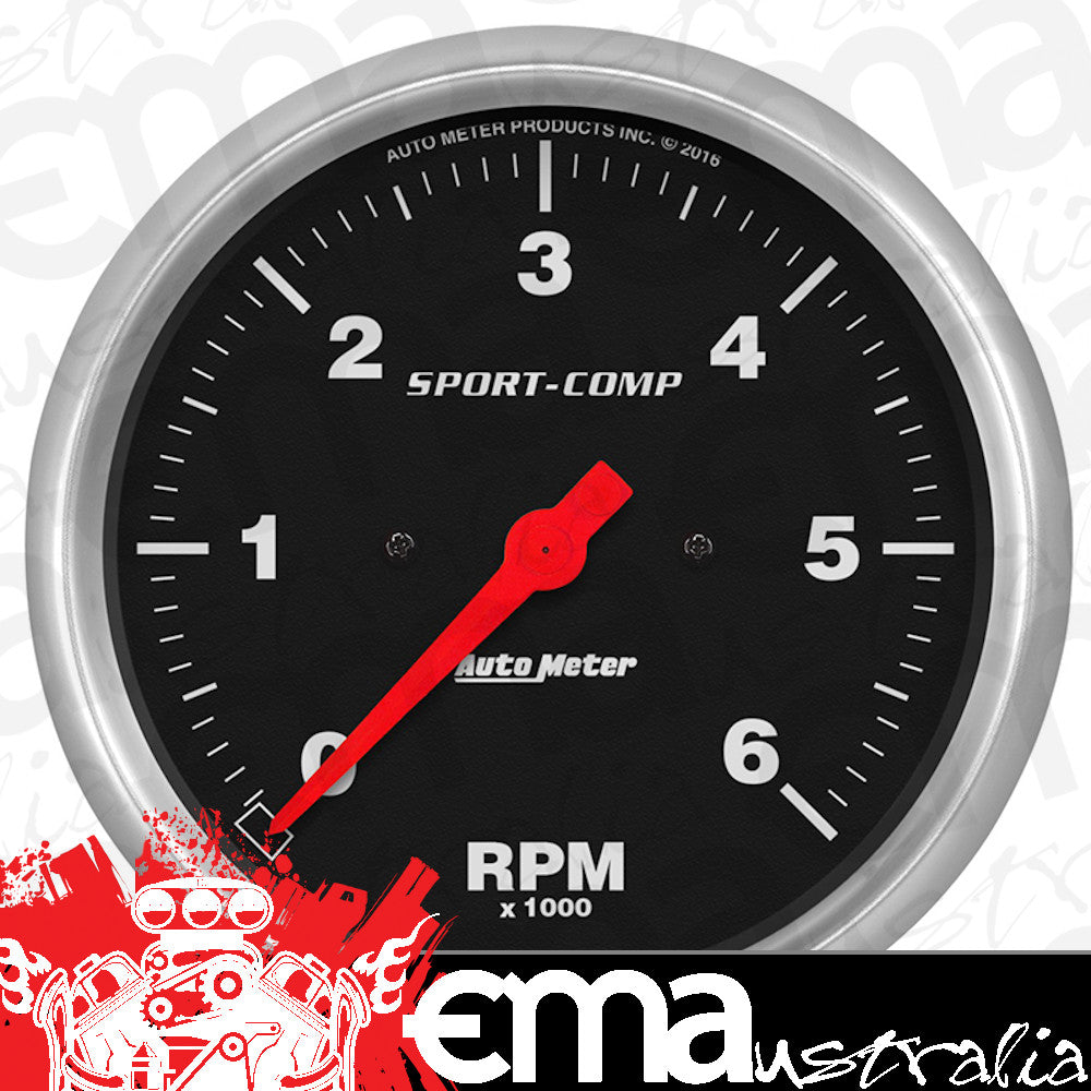 AutoMeter AU3997 Sport-Comp Series 5" Tachometer In-Dash