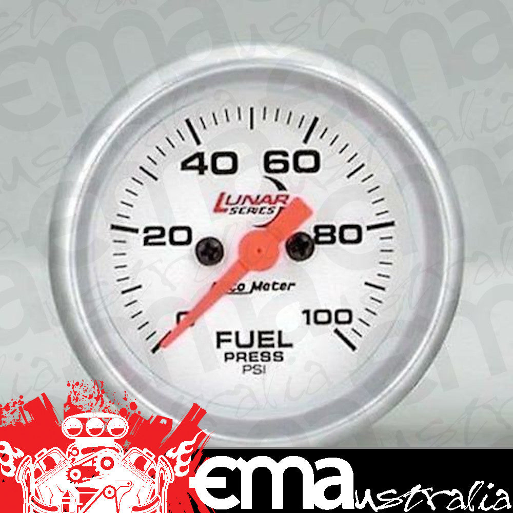 AutoMeter AU4163 Lunar 2-1/16" Elec Fuel Pressure Gauge 0-100 PSI