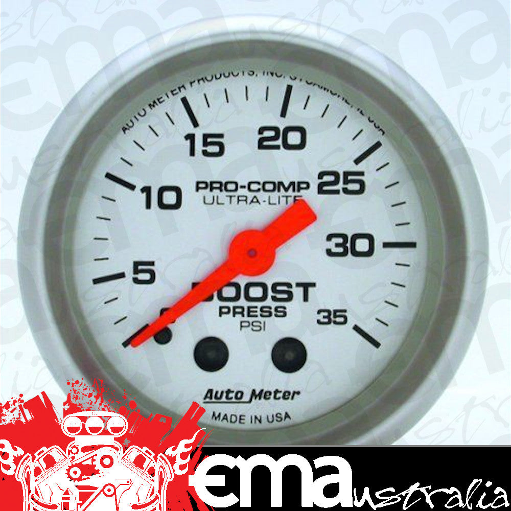 AutoMeter 4304 2-1/16" BOOST, 0-35 PSI, ULTRA-LITE