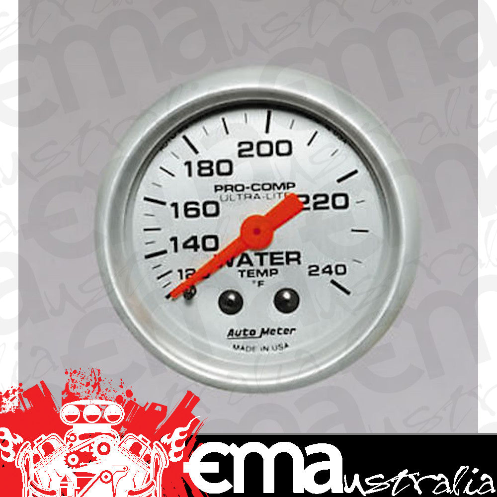 AutoMeter 4332 2-1/16" WATER TEMPERATURE, 120-240 F, ULTRA-LITE