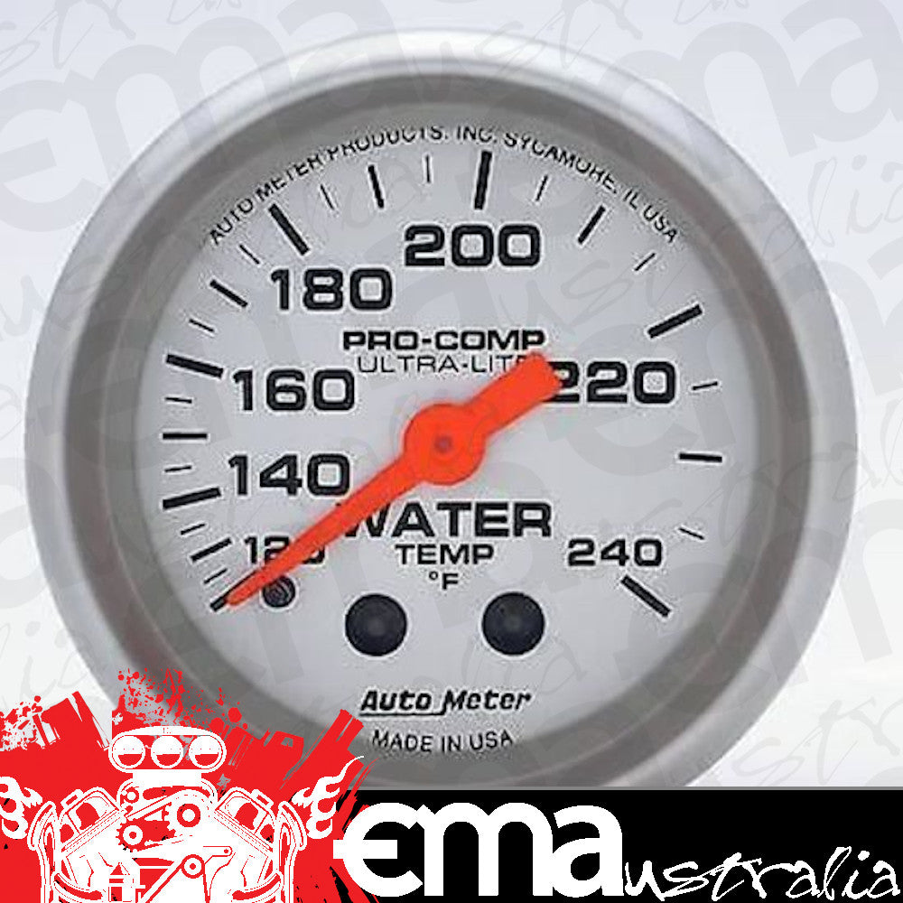 AutoMeter 4333 2-1/16" WATER TEMPERATURE, 120-240 F, ULTRA-LITE