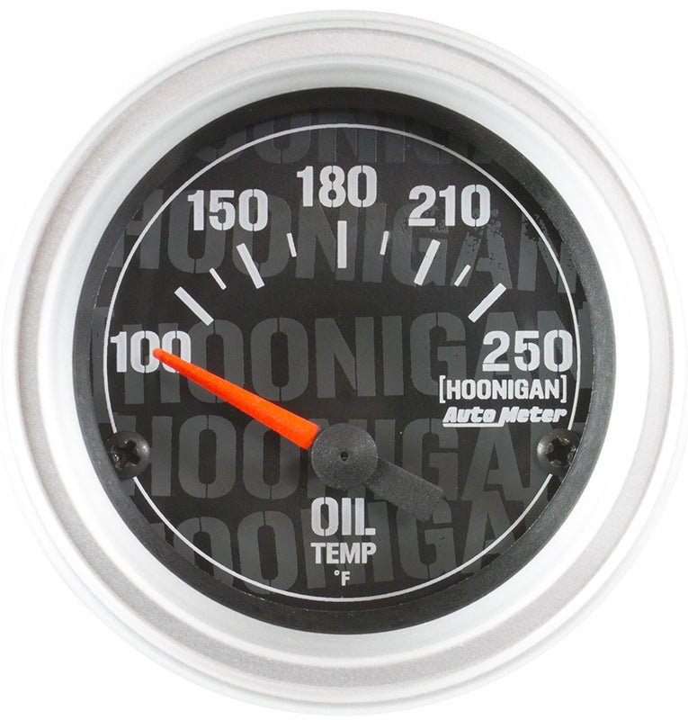 AutoMeter 4347-09000 GAUGE, OIL TEMP, 2 1/16", 100-250?F, ELECTRIC, HOONIGAN