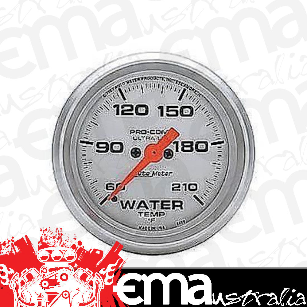 AutoMeter 4369 2-1/16" WATER TEMPERATURE, 60-210 F, ULTRA-LITE