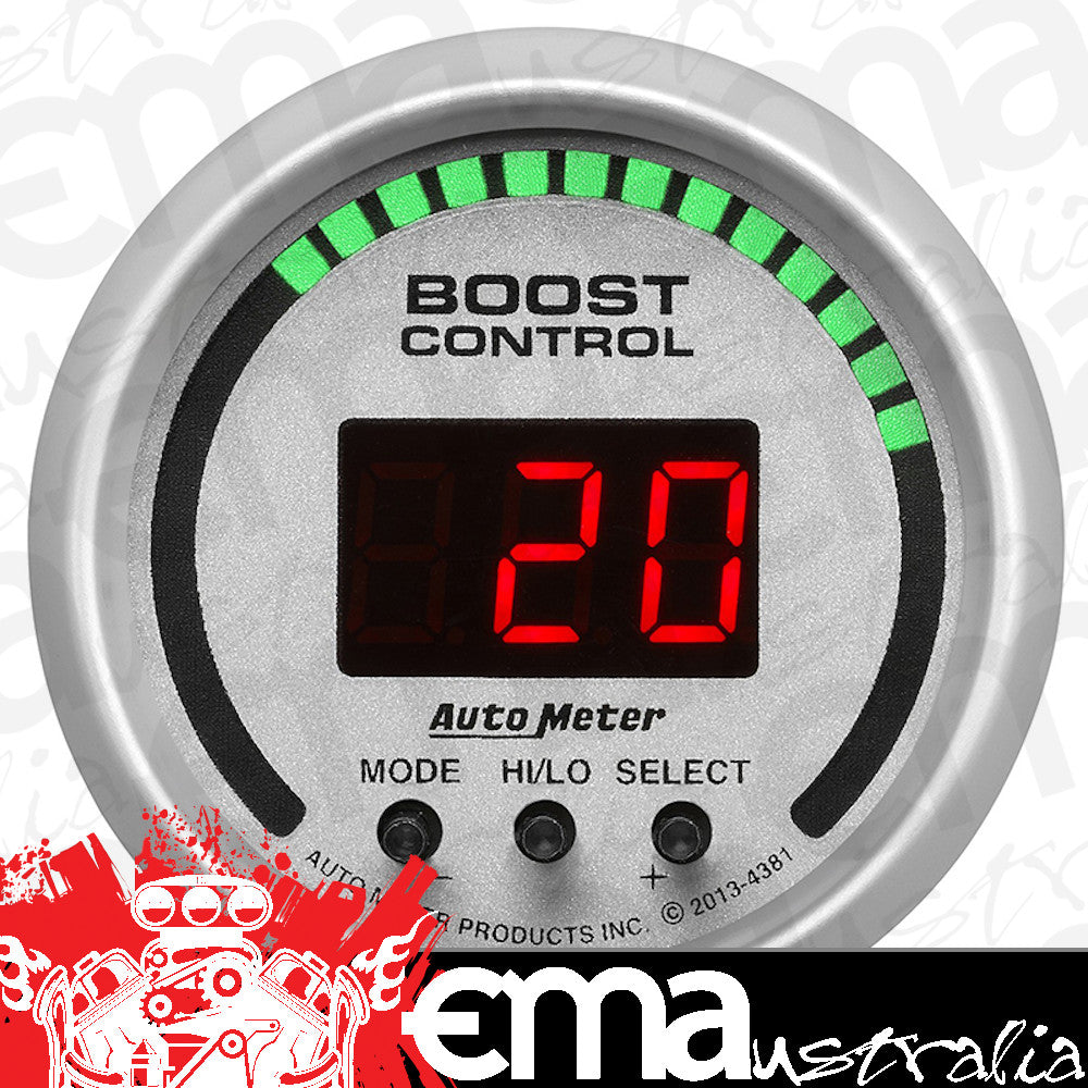 AutoMeter 4381 2-1/16" BOOST CONTROLLER, 30 IN HG/30 PSI, ULTRA-LITE