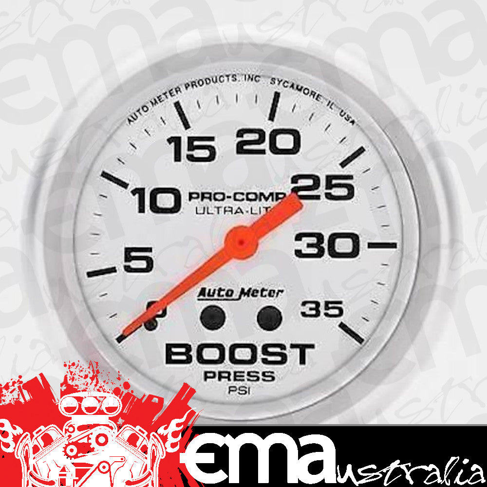 AutoMeter 4404 2-5/8" BOOST, 0-35 PSI, ULTRA-LITE