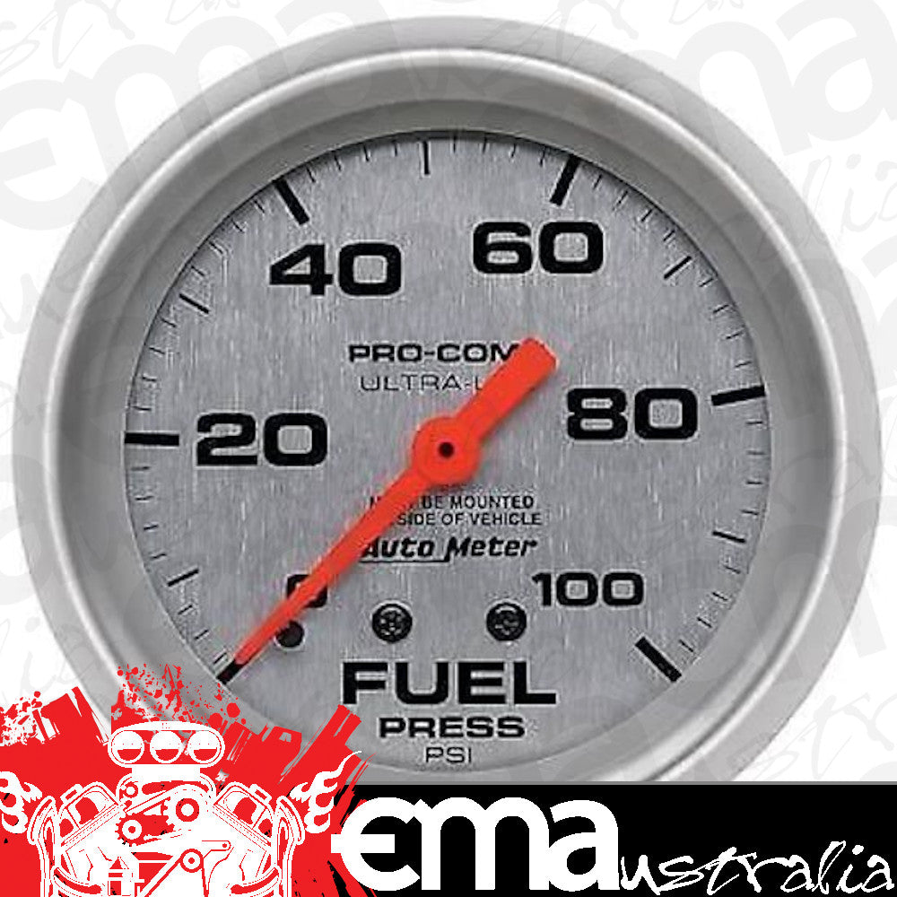 AutoMeter 4412 2-5/8" FUEL PRESSURE, 0-100 PSI, ULTRA-LITE
