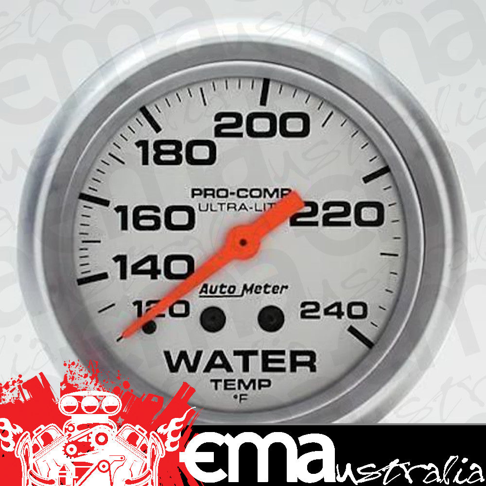 AutoMeter 4433 2-5/8" WATER TEMPERATURE, 120-240 F, ULTRA-LITE