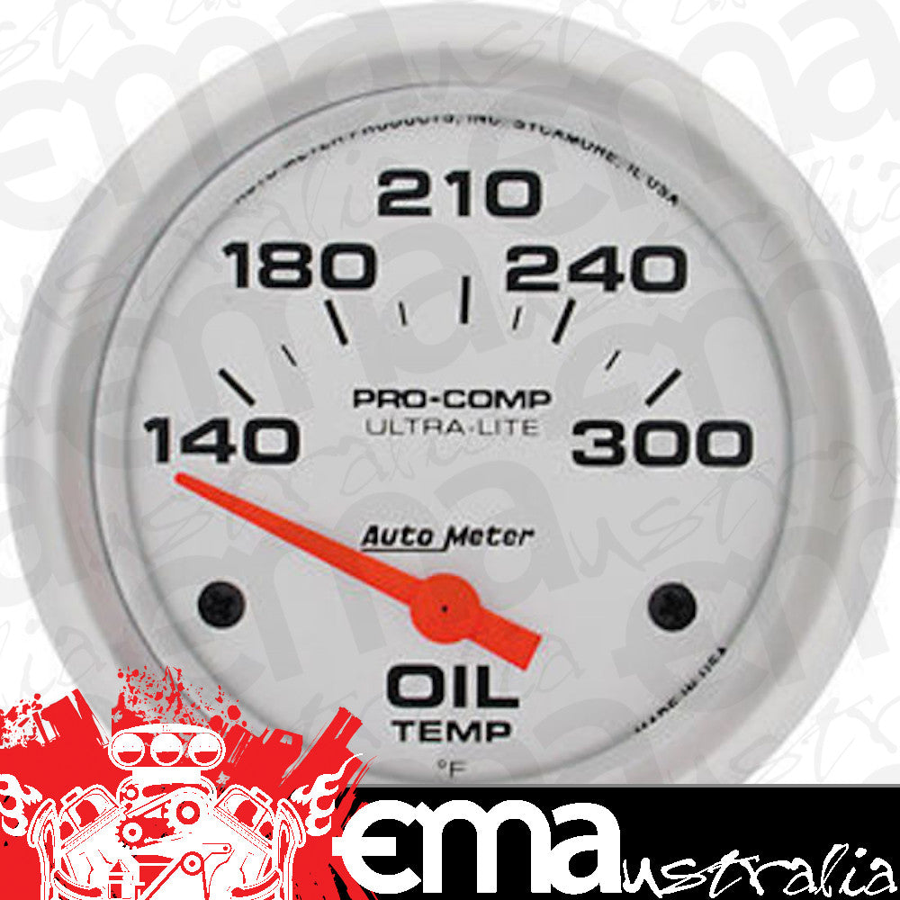 AutoMeter AU4447 Ultra-Lite 2-5/8" Electronic Oil Temperature Gauge 140-300¶øF