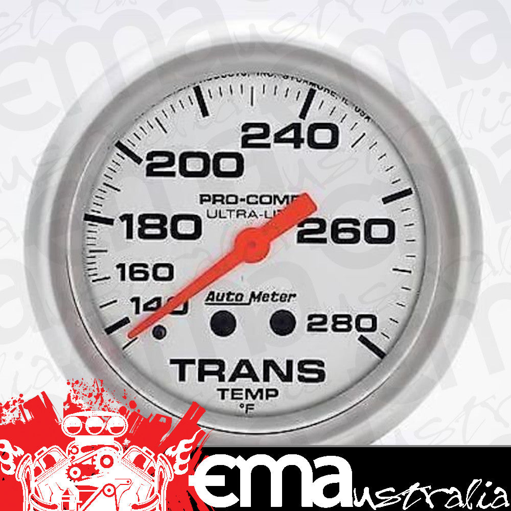 AutoMeter AU4451 Ultra-Lite 2-5/8" Mech Transmission Temp Gauge 140-280¶øF