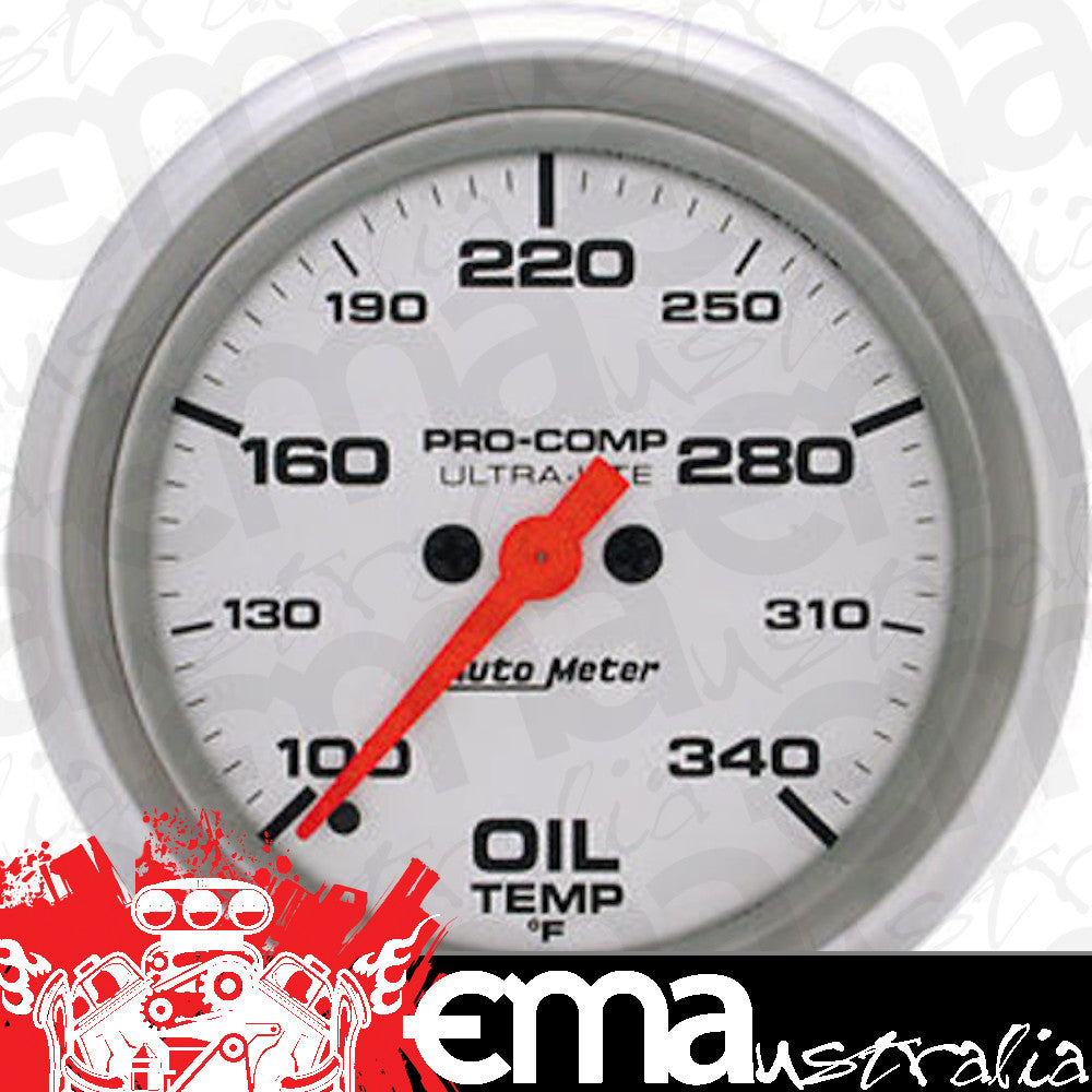 AutoMeter 4456 2-5/8" OIL TEMPERATURE, 100-340 F, ULTRA-LITE