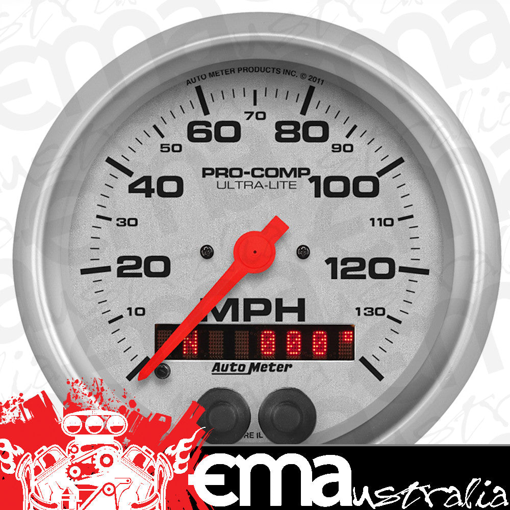 AutoMeter 4480 3-3/8" GPS SPEEDOMETER, 0-140 MPH, ULTRA-LITE