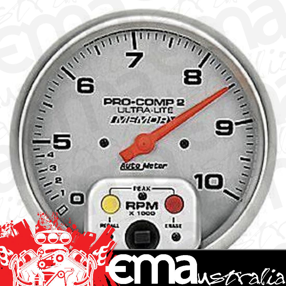 AutoMeter 4499 5" IN-DASH TACHOMETER, 0-10,000 RPM, ULTRA-LITE