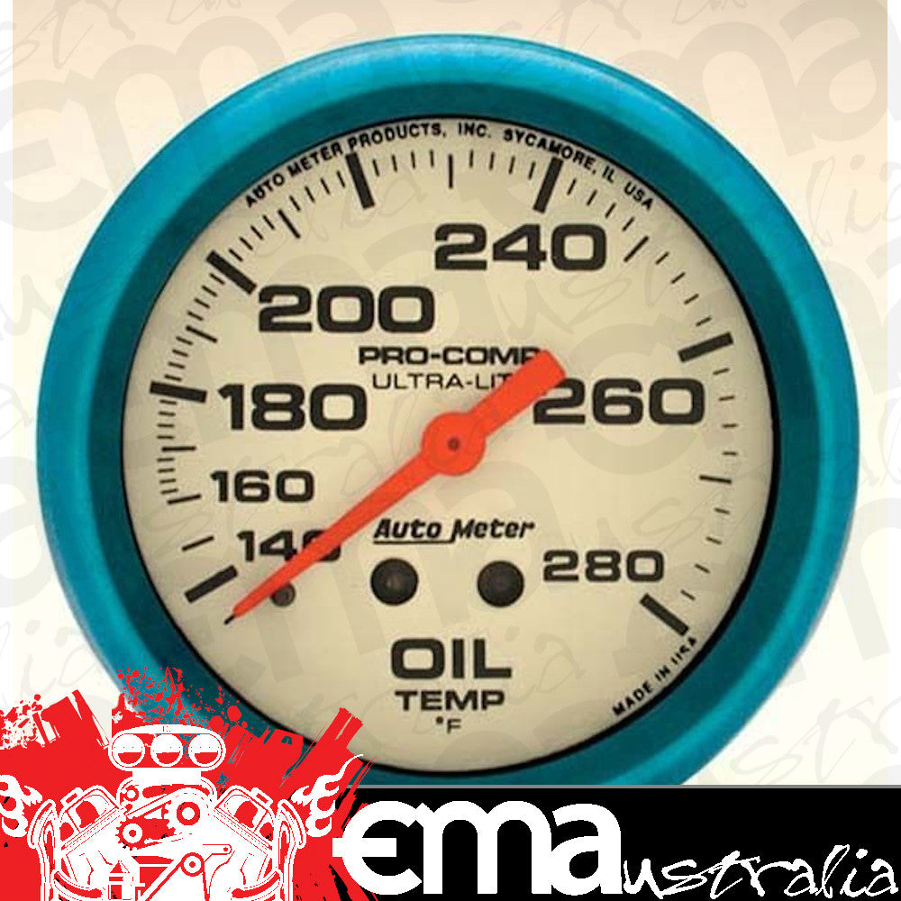 AutoMeter 4541 2-5/8" OIL TEMPERATURE, 140-280 F, ULTRA-NITE