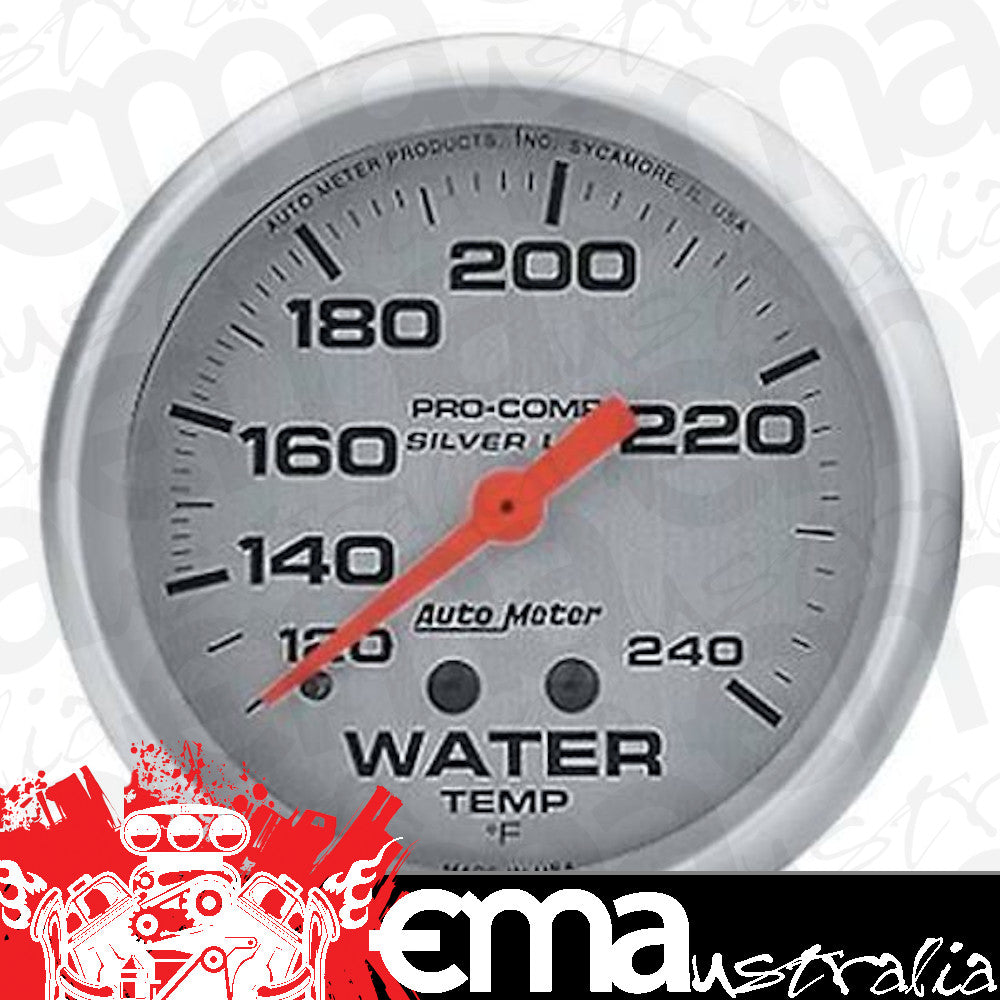 AutoMeter 4632 2-5/8" WATER TEMPERATURE, 120-240 F, LIQUID FILLED, ULTRA-LITE