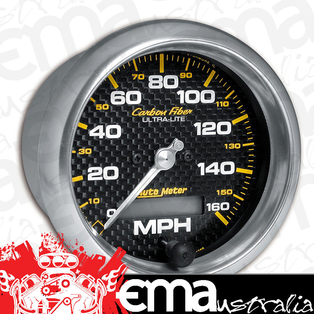 AutoMeter 4789 3-3/8" SPEEDOMETER, 0-160 MPH, CARBON FIBER