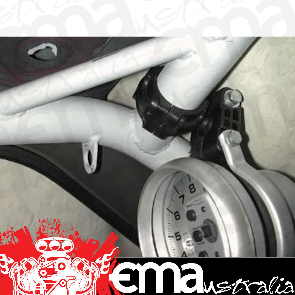 AutoMeter AU48005 1.5/8" Roll Cage Gauge Pod Clamp Mount Black For Tacho -