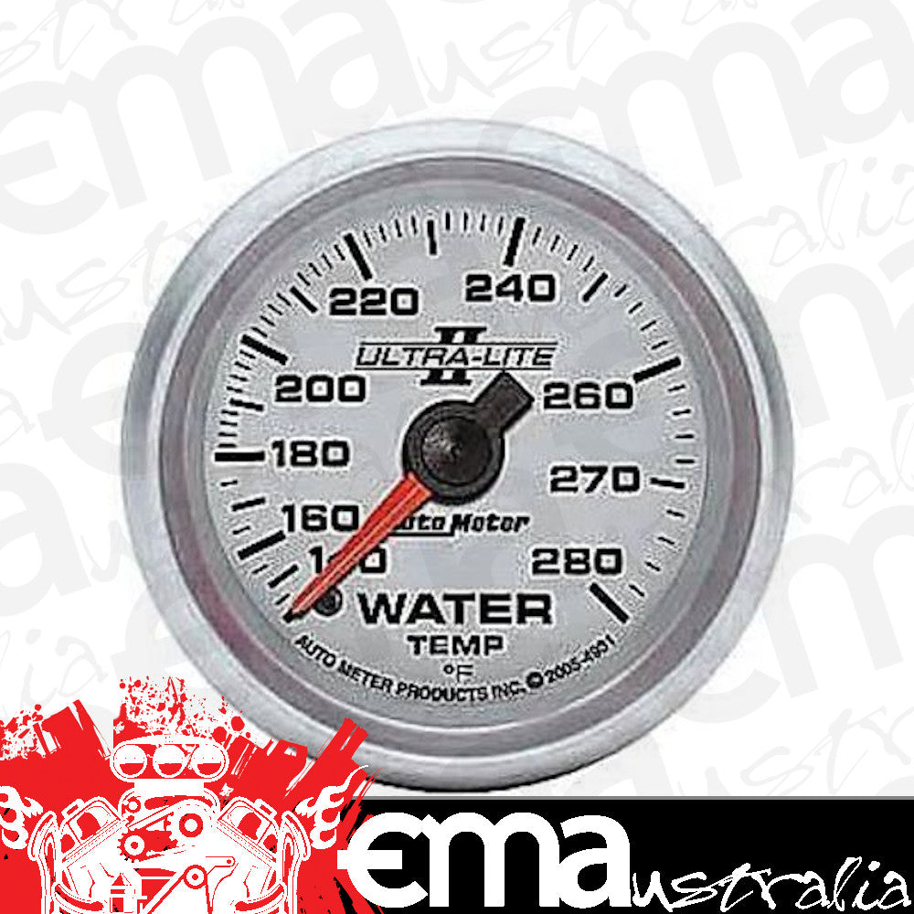 AutoMeter 4931 2-1/16" WATER TEMPERATURE, 140-280 F, ULTRA-LITE II