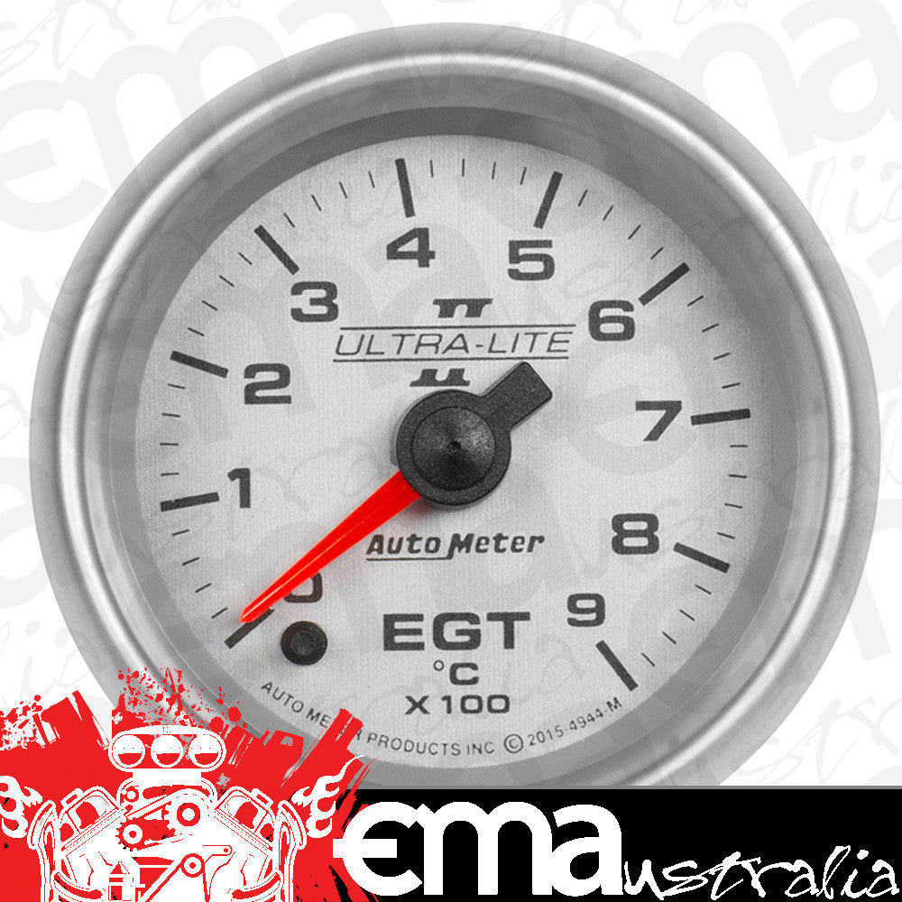 AutoMeter 4944-M GAUGE, PYROMETER (EGT), 2 1/16", 900?C, DIGITAL STEPPER MOTOR, ULTRA-LITE II