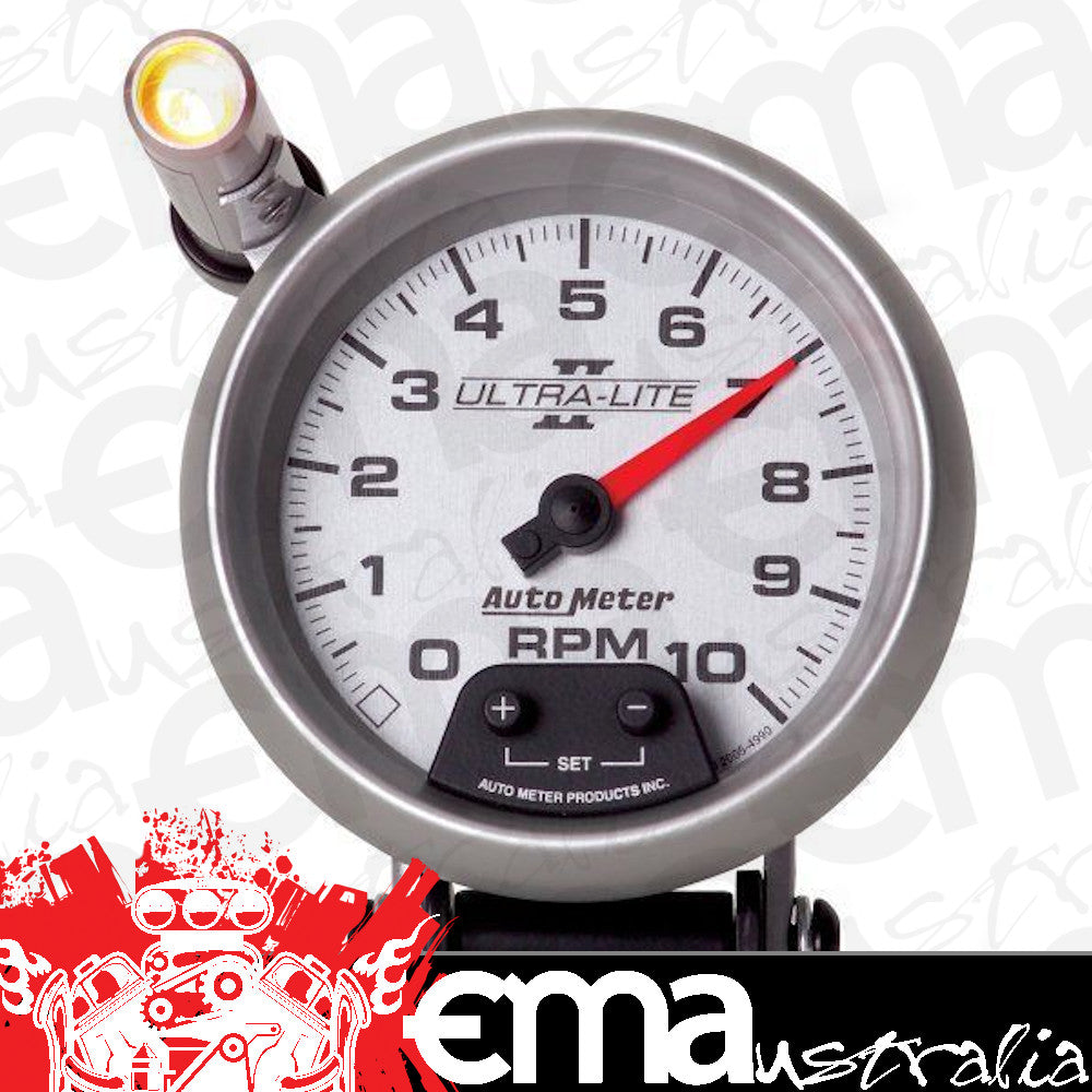 AutoMeter 4990 3-3/4" PEDESTAL TACHOMETER, 0-10,000 RPM, ULTRA-LITE II