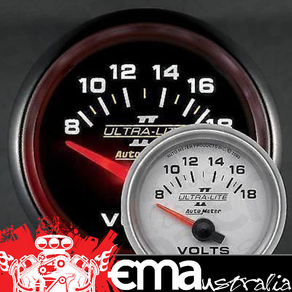 AutoMeter 4992 2-1/16" VOLTMETER, 8-18V, ULTRA-LITE II