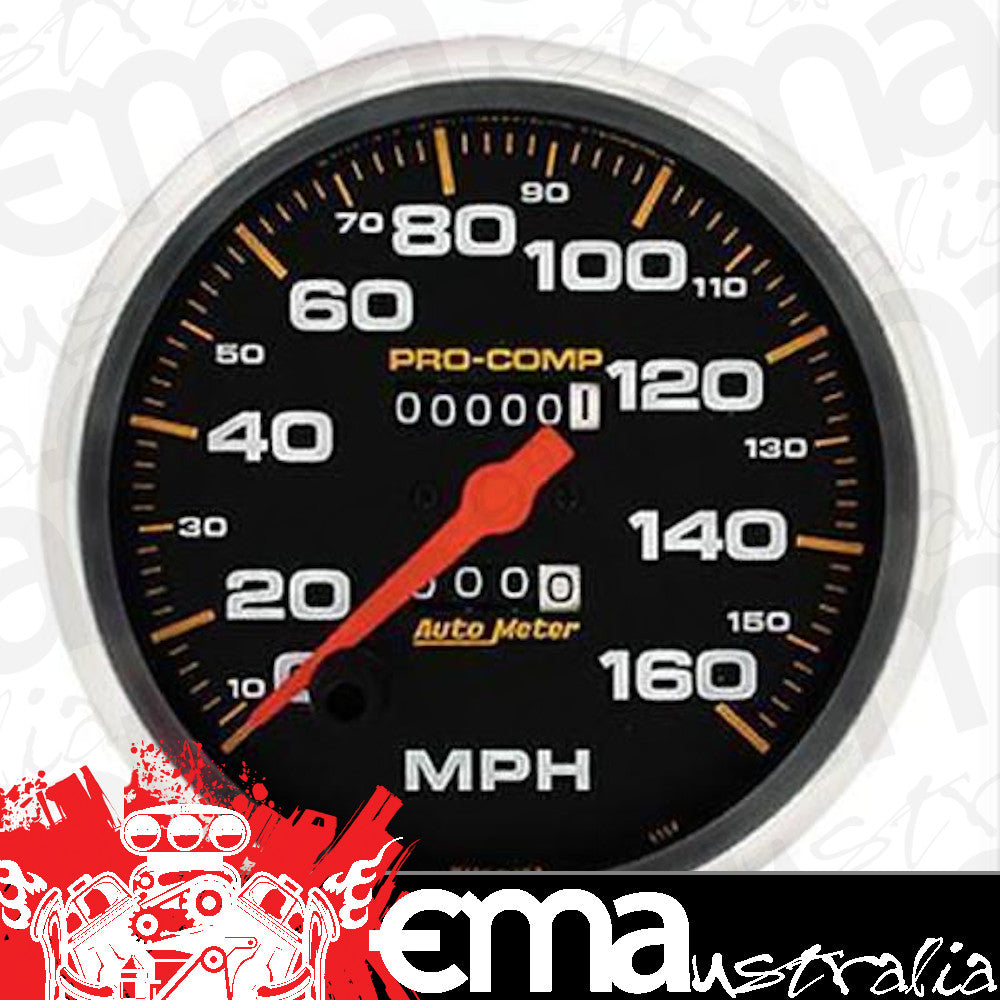 AutoMeter 5154 5" SPEEDOMETER, 0-160 MPH, PRO-COMP