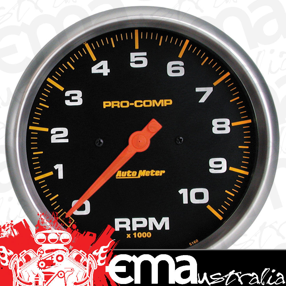 AutoMeter 5160 5" IN-DASH TACHOMETER, 0-10,000 RPM, PRO-COMP