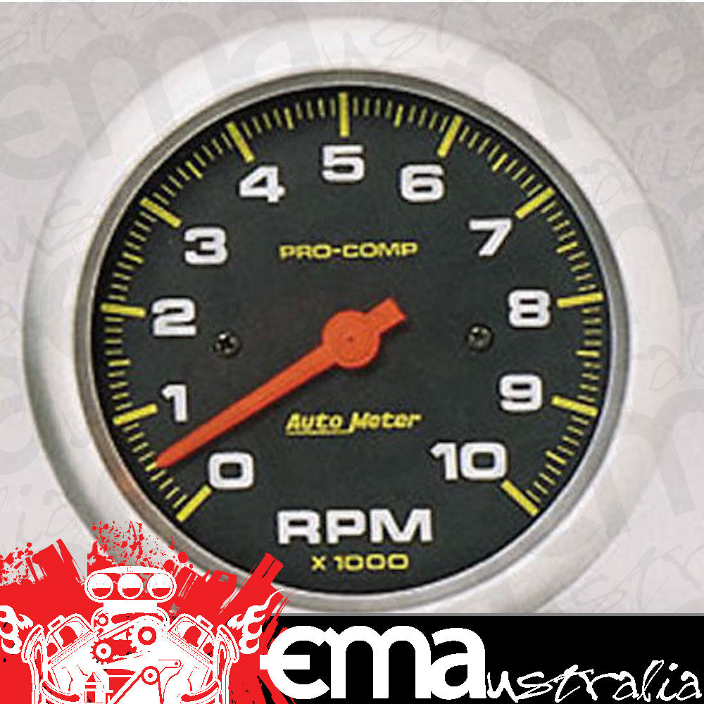 AutoMeter 5161 3-3/8" IN-DASH TACHOMETER, 0-10,000 RPM, PRO-COMP