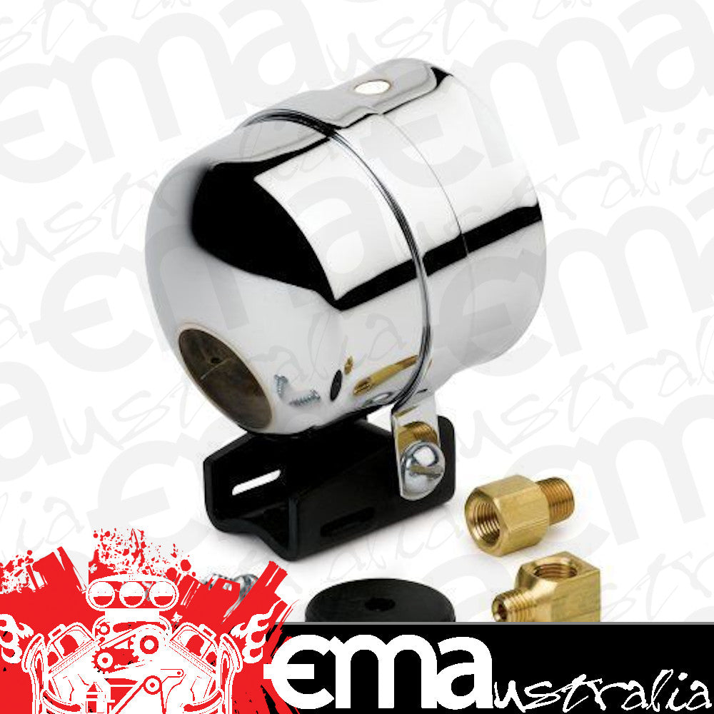 AutoMeter 5201 2-5/8", PEDESTAL W/ CHROME CUP, FOR LIQUID FILLED MECH. GAUGE