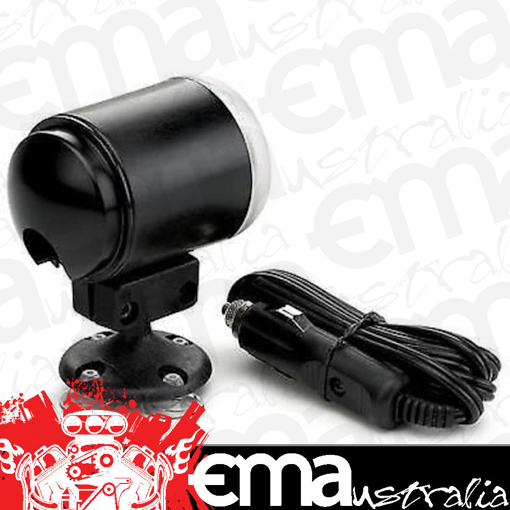 AutoMeter AU5231 D-Pic Mobile Suction Mount Gauge Pod with 12V Acc Plug Au 5231