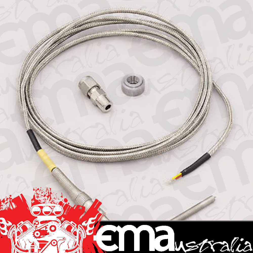 AutoMeter 5244 THERMOCOUPLE KIT, TYPE K, 3/16" DIA, OPEN TIP, 10FT, INCL. STAINLESS COMP.
