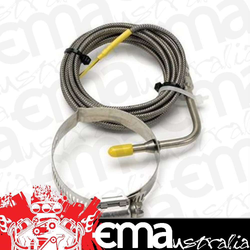 AutoMeter 5247 THERMOCOUPLE KIT, TYPE K, 3/16" DIA, CLOSED TIP, 10FT. INCL. STAINLESS BAND CLMP