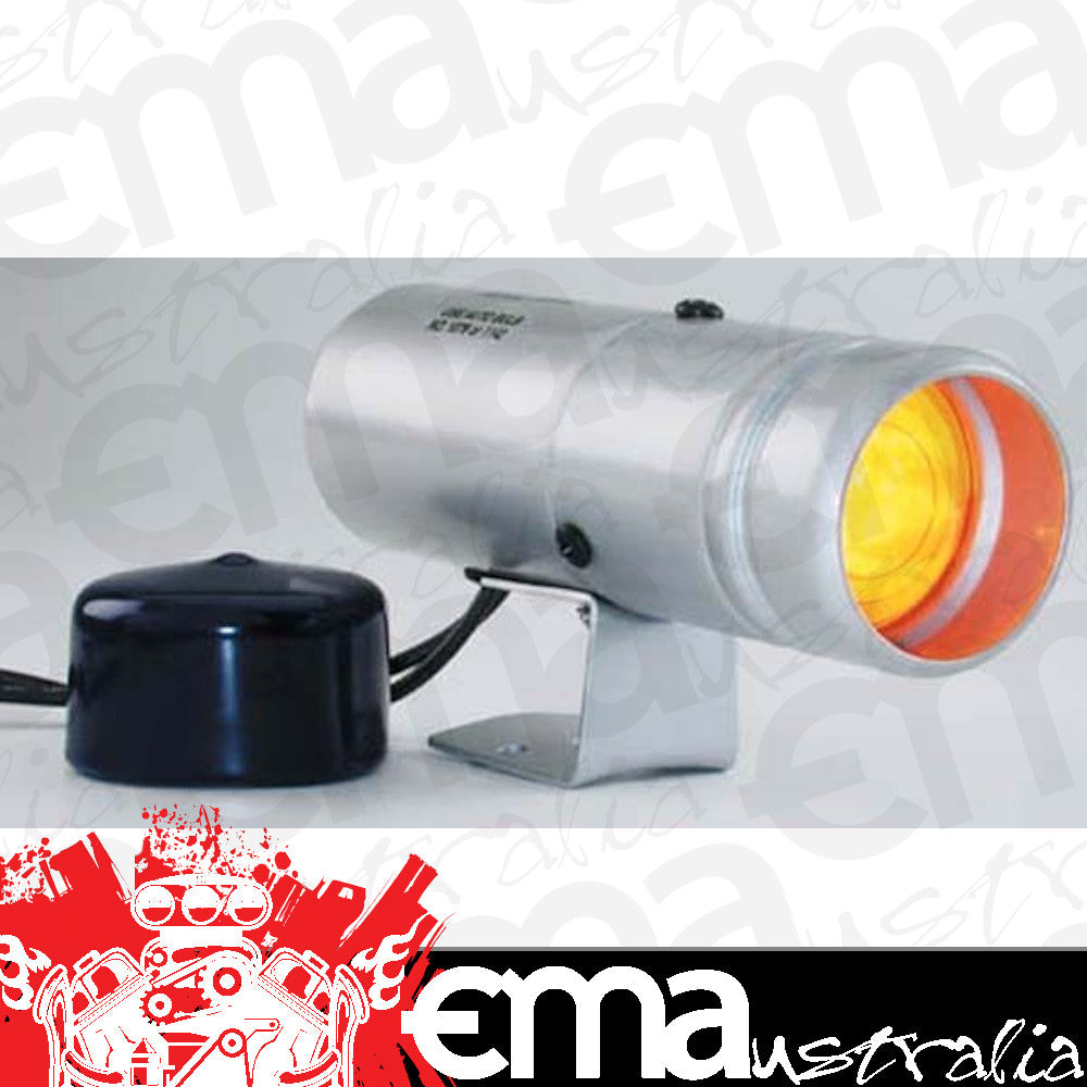 AutoMeter 5335 SHIFT LIGHT, AMBER, PEDESTAL, SILVER, SHIFT-LITE
