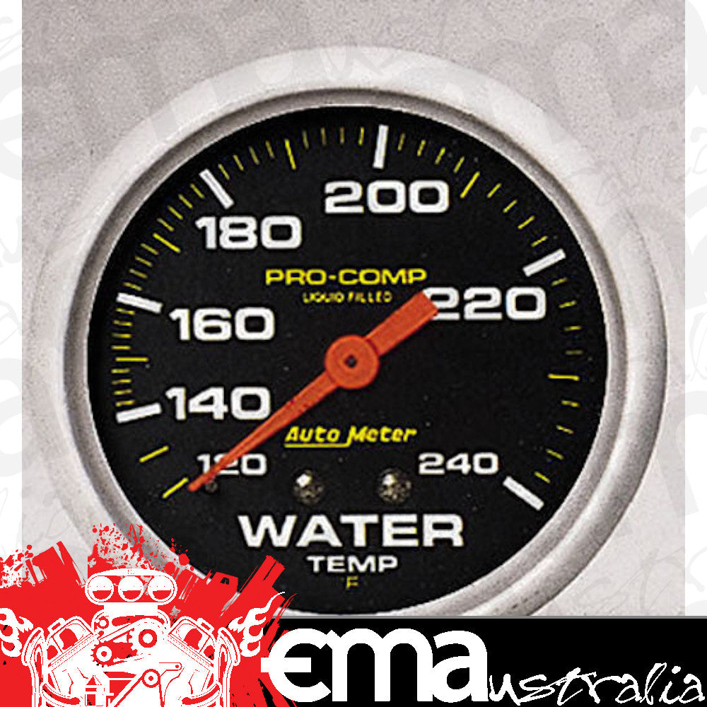 AutoMeter AU5432 Pro-Comp 2-5/8" Mech Water Temperature Gauge 120-240¶øF Au 5432