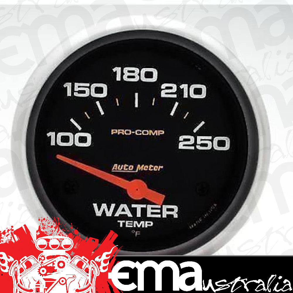 AutoMeter 5437 2-5/8" WATER TEMPERATURE, 100-250 F, PRO-COMP
