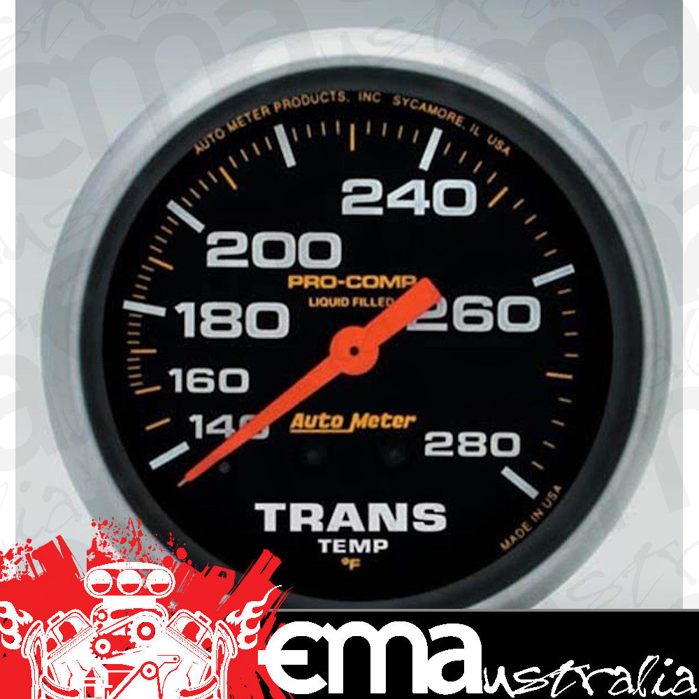 AutoMeter AU5451 Pro-Comp 2-5/8" Mech Transmission Temperature Gauge 140-280¶øF